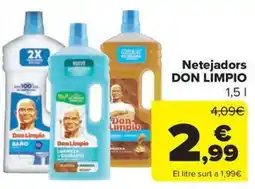 Carrefour Market DON LIMPIO Netejadors oferta