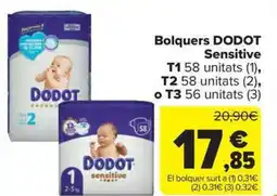 Carrefour Market DODOT Bolquers Sensitive oferta