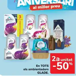 Carrefour Market GLADE En tots els ambientadors oferta