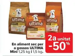 Carrefour Market ULTIMA Mini En aliment sec per a gossos oferta