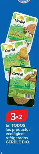 Carrefour GERBLÉ BIO En todos los productos ecológicos refrigerados oferta