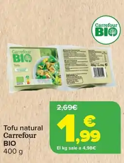 Carrefour CARREFOUR BIO Tofu natural oferta
