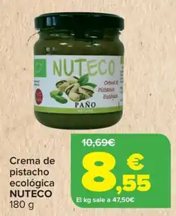 Carrefour NUTECO Crema de pistacho ecológica oferta
