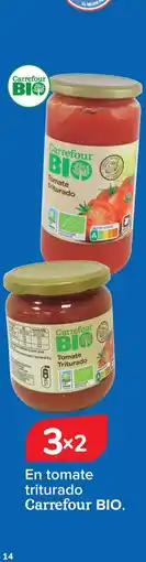 Carrefour CARREFOUR BIO En tomate triturado oferta