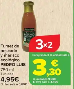Carrefour PEDRO LUIS Fumet de pescado y marisco ecológico oferta