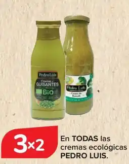Carrefour PEDRO LUIS En todas las cremas ecológicas oferta