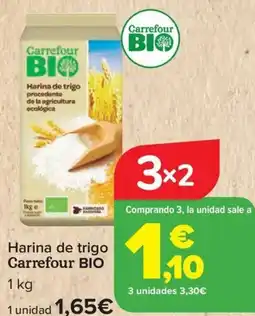 Carrefour CARREFOUR BIO Harina de trigo oferta