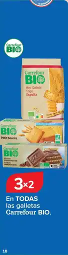 Carrefour CARREFOUR BIO En todas las galletas oferta