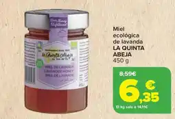 Carrefour LA QUINTA ABEJA Miel ecológica de lavanda oferta