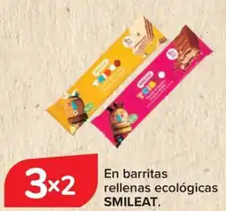 Carrefour SMILEAT En barritas rellenas ecológicas oferta