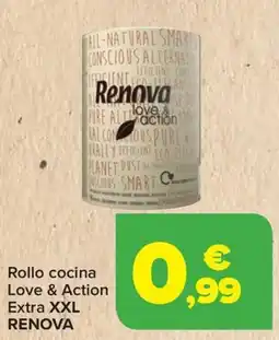 Carrefour RENOVA Rollo cocina Love & Action Extra XXL oferta