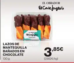 Supercor Lazos de mantequilla bañados en chocolate oferta