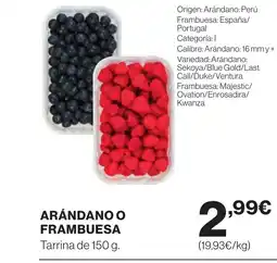 Supercor Arándano o frambuesa oferta