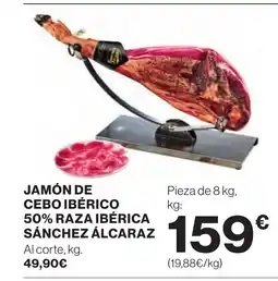 Supercor Jamón de cebo ibérico 50% raza ibérica sánchez álcaraz oferta