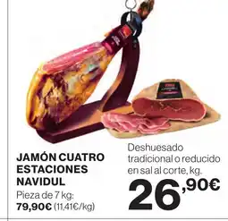 Supercor NAVIDUL Jamón cuatro estaciones oferta