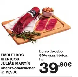 Supercor Embutidos ibéricos julián martín oferta