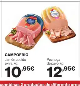 Supercor CAMPOFRÍO Jamón cocido extra oferta