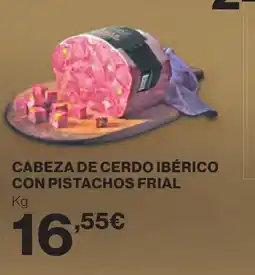 Supercor FRIAL Cabeza de cerdo ibérico con pistachos oferta