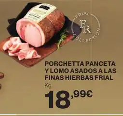 Supercor FRIAL Porchetta panceta y lomo asados a las finas hierbas oferta