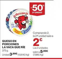Supercor LA VACA QUE RIE Queso en porciones oferta