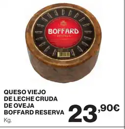 Supercor Queso viejo de leche cruda de oveja boffard oferta