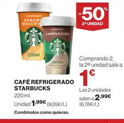 Supercor STARBUCKS Café refrigerado oferta