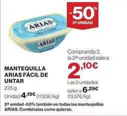 Supercor Mantequilla arias fácil de untar oferta
