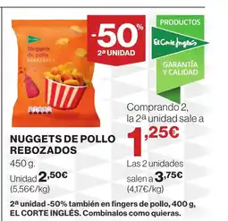 Supercor Nuggets de pollo rebozados oferta