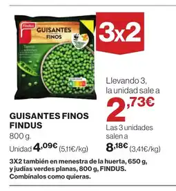 Supercor FINDUS Guisantes finos oferta