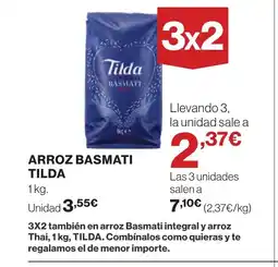 Supercor TILDA Arroz basmati oferta