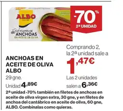 Supercor ALBO Anchoas en aceite de oliva oferta