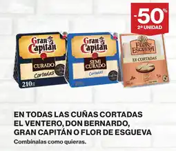 Supercor En todas las cuñas cortadas el ventero, don bernardo, gran capitán o flor de esgueva oferta