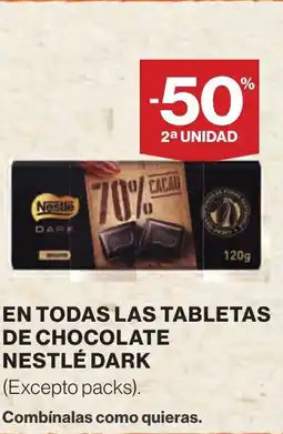 Supercor En todas las tabletas de chocolate oferta