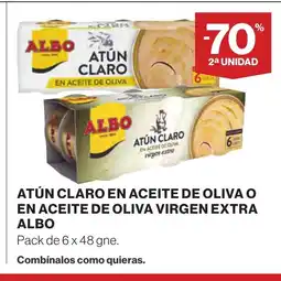 Supercor ALBO Atún claro en aceite de oliva o en aceite de oliva virgen extra oferta