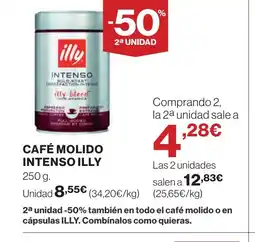 Supercor ILLY Café molido intenso oferta
