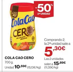 Supercor COLA CAO Cero oferta