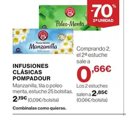 Supercor POMPADOUR Infusiones clásicas oferta