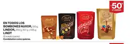 Supercor LINDT En todos los bombones nuxor oferta