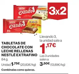 Supercor Tabletas de chocolate con leche rellenas oferta