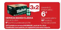 Supercor MAHOU CLÁSICA Cerveza oferta