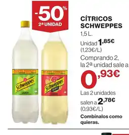 Supercor SCHWEPPES Cítricos oferta