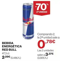 Supercor RED BULL Bebida energética oferta