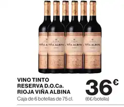 Supercor VIÑA ALBINA Vino tinto reserva d.o.ca. rioja oferta