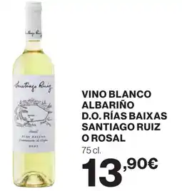 Supercor Vino blanco albariño d.o. rías baixas santiago ruiz o rosal oferta