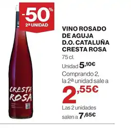 Supercor CRESTA ROSA Vino rosado de aguja d.o. cataluña oferta