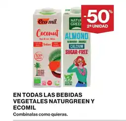 Supercor ECOMIL En todas las bebidas vegetales naturgreen y oferta