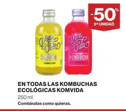 Supercor KOMVIDA En todas las kombuchas ecológicas oferta
