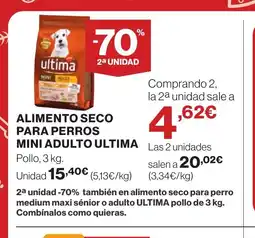 Supercor ULTIMA Alimento seco para perros mini adulto oferta