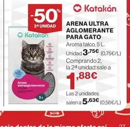 Supercor Arena ultra aglomerante para gato oferta