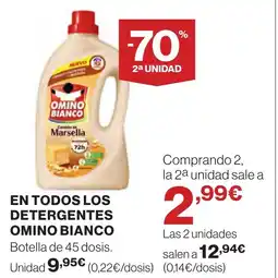 Supercor OMINO BIANCO En todos los detergentes oferta